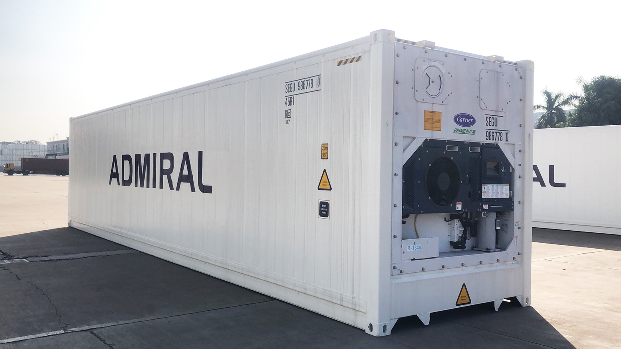 Admiral контейнер. Carrier Transicold, Furukawa. Контейнер-холодильник LD 7 refrigerating Container. Admiral контейнер логотип.