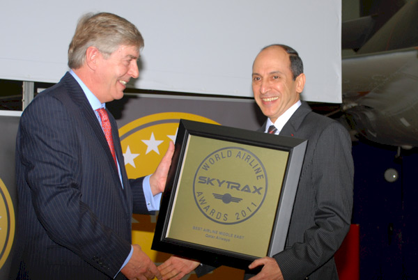 PHOTOS: Winners at World Airline Awards 2011