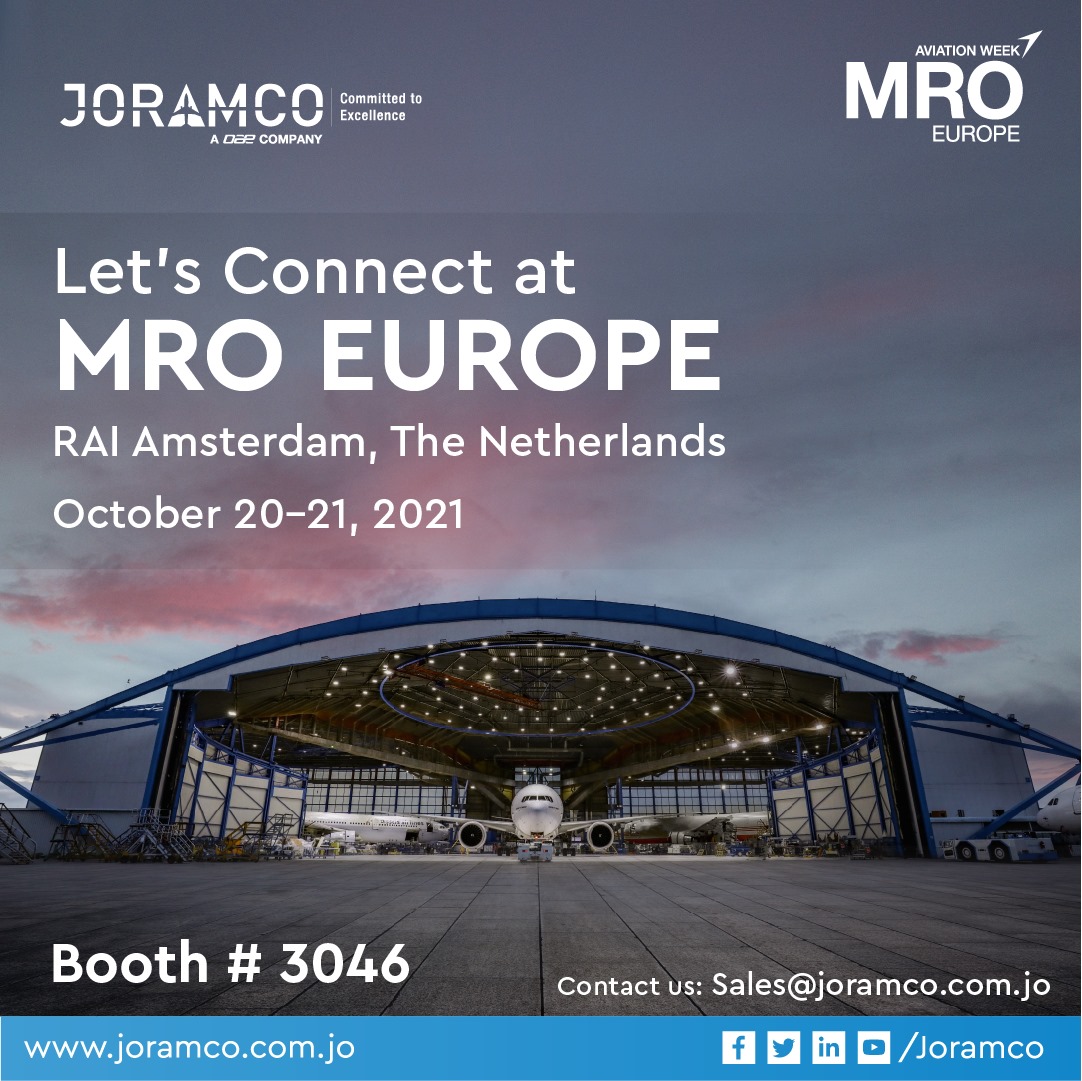 Joramco to Exhibit at MRO Europe 2021 Logistics Middle East