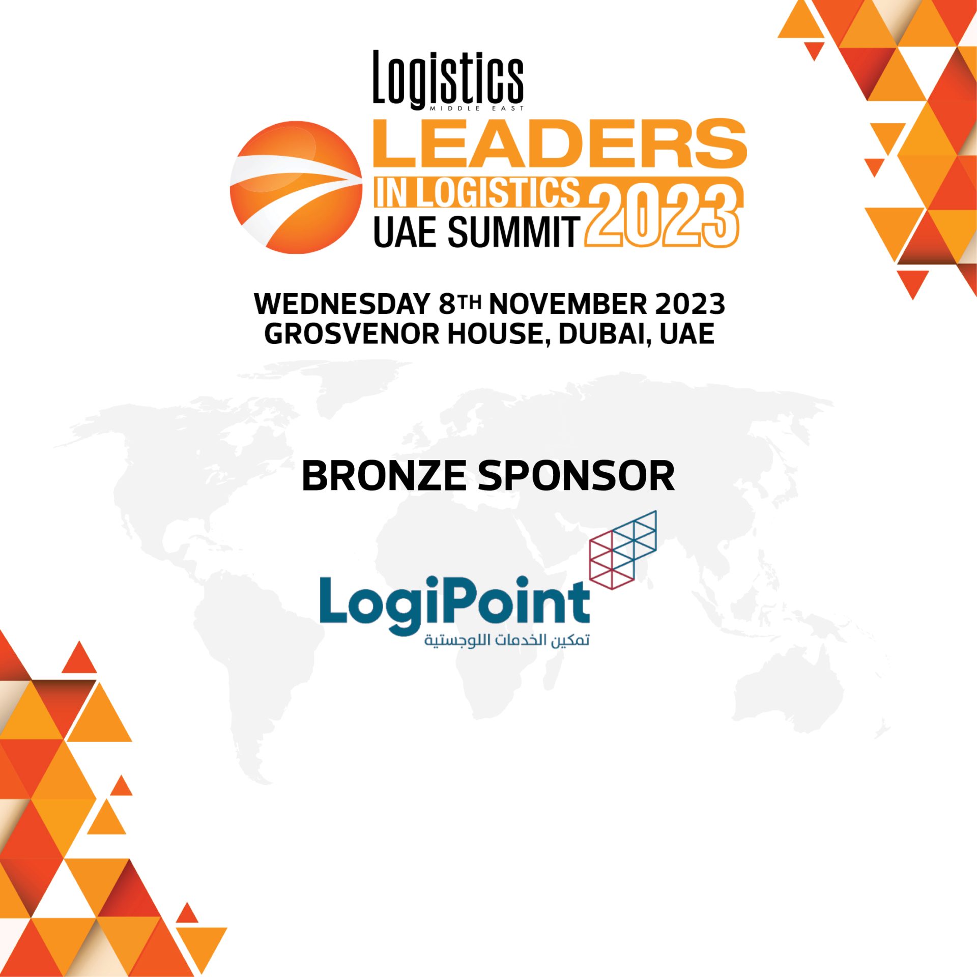 Leaders in Logistics UAE 2023 Meet our Bronze Sponsor, LogiPoint Logistics Middle East