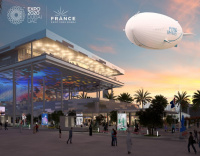 Flying logistics whales at the Dubai World Expo