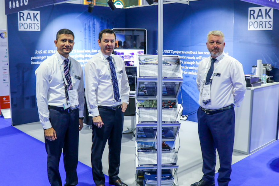 Rak Ports Reveals Saqr Port Deepwater Berths At Seatrade Middle East Maritime Rak Ras Al Khaimah Deepwater Port Container Port Logistics Middle East