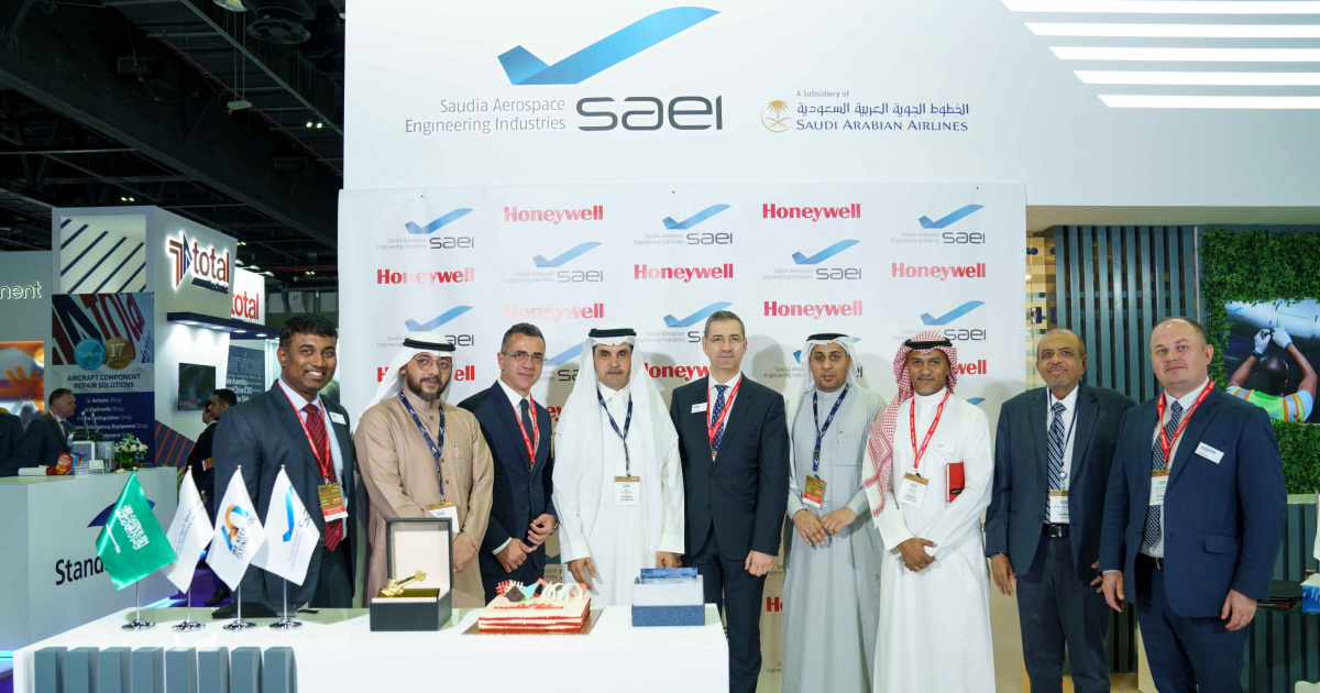 Honeywell Saudia Aerospace Engineering Industries Lead The Way In Middle East Aircraft Maintenance Business Supply Chain Honeywell Saudi Saudia Aerospace Engineering Industries Logistics Middle East