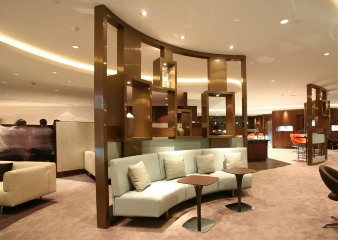 Priority Pass's new apps help travellers find an airport lounge (An Etihad lounge is pictured). Priority Pass's new apps help travellers find an airport lounge (An Etihad lounge is pictured).