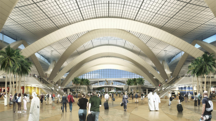 How the Midfield Terminal might look. How the Midfield Terminal might look.