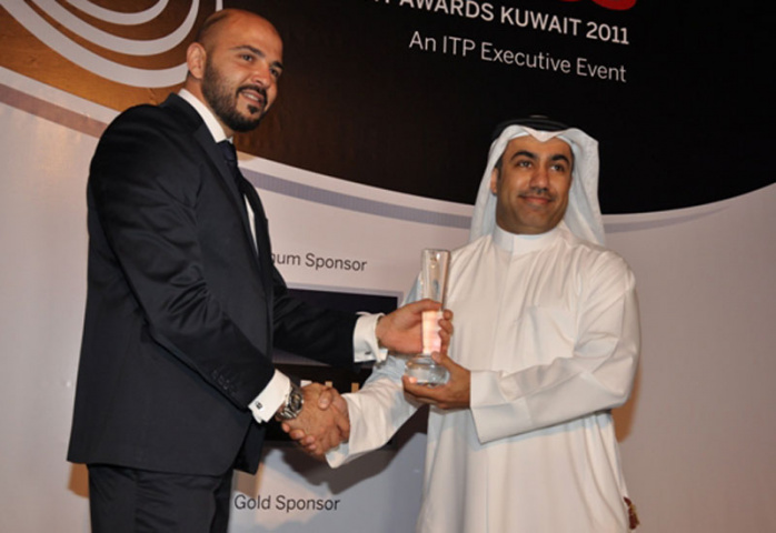 Dakheel Al Dakheel, Agility's director of sales for the Middle East and Africa, accepting the award Dakheel Al Dakheel, Agility's director of sales for the Middle East and Africa, accepting the award
