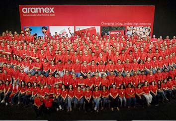 The Aramex team The Aramex team
