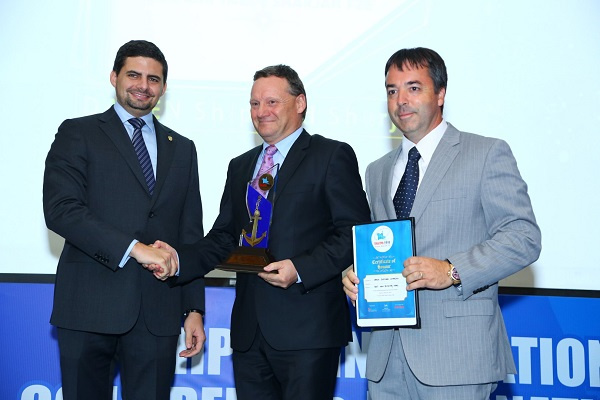 Jayadev.S (COO Aries Group Global), Lars Seistrup (General Manager, Damen Shipyards Sharjah), Willem Moelker (Head of Sales & Marketing, Damen Shipyards Sharjah) Jayadev.S (COO Aries Group Global), Lars Seistrup (General Manager, Damen Shipyards Sharjah), Willem Moelker (Head of Sales & Marketing, Damen Shipyards Sharjah)