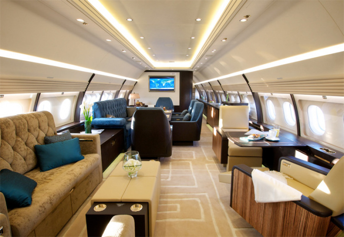 The VVIP interior of Comlux's A320 Prestige. The VVIP interior of Comlux's A320 Prestige.