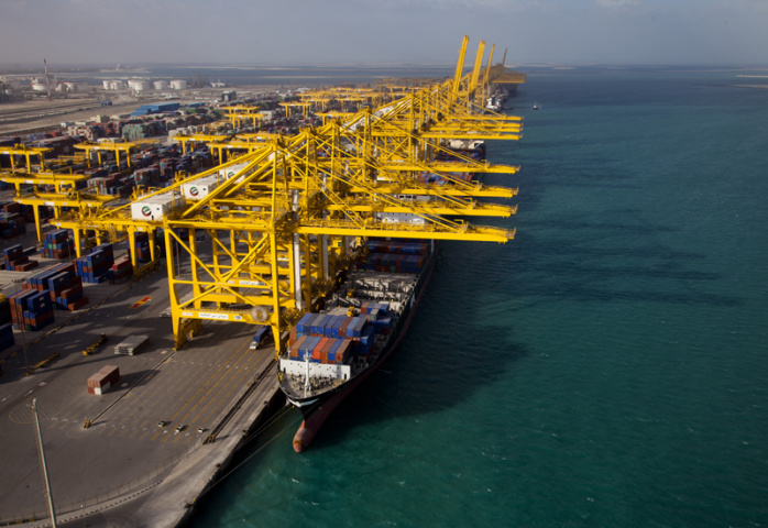 Jebel Ali is DP World's flagship container port. Jebel Ali is DP World's flagship container port.