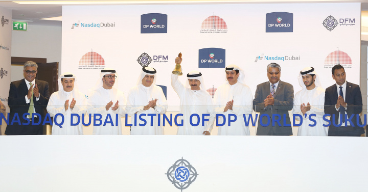 The listing by DP World reinforces Dubai’s status as the global leader for Islamic bond listings, with a total nominal value of 44.56 billion US dollars. The listing by DP World reinforces Dubai’s status as the global leader for Islamic bond listings, with a total nominal value of 44.56 billion US dollars.