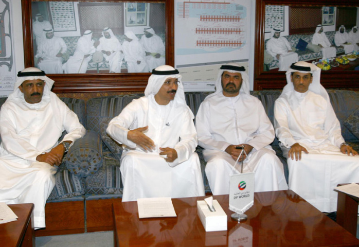 L to R HE Brigadier Mohammed Saeed Al Marri, chairman, Dubai Fishermen's Co-operative Association, with DP World's chairman, SVP and assisting MD L to R HE Brigadier Mohammed Saeed Al Marri, chairman, Dubai Fishermen's Co-operative Association, with DP World's chairman, SVP and assisting MD