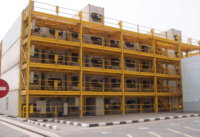 The newly installed REFCON system at DP World's Jebel Ali port. The newly installed REFCON system at DP World's Jebel Ali port.