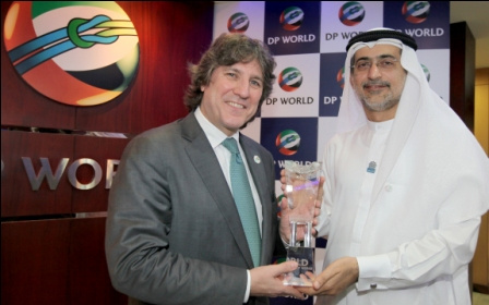 Amado Boudou with Mohammed Sharaf. Amado Boudou with Mohammed Sharaf.