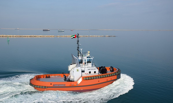 The vessel will be built a short distance away at Albwardy Damen in Sharjah and will be delivered in time for the opening of the new bulk terminal at Saqr Port in mid-2018. The vessel will be built a short distance away at Albwardy Damen in Sharjah and will be delivered in time for the opening of the new bulk terminal at Saqr Port in mid-2018.