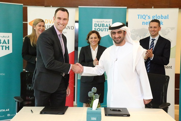 The signing was witnessed by Ahmed Al Ansari, Acting CEO, Dubai South and Michael McGee, CEO, Transit Australia Group. The signing was witnessed by Ahmed Al Ansari, Acting CEO, Dubai South and Michael McGee, CEO, Transit Australia Group.