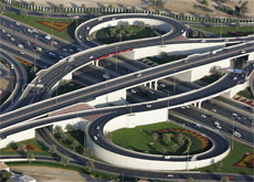 A second main road between Abu Dhabi and Dubai is in the works. A second main road between Abu Dhabi and Dubai is in the works.
