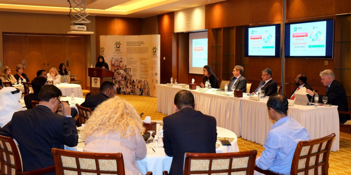 The panel was supported by the Emirates Green Building Council and sponsored by Adeeb Group and highlighted insights, experiences and recommendations for ensuring sustainability across the supply chain and mobilising commitment from various sectors. The panel was supported by the Emirates Green Building Council and sponsored by Adeeb Group and highlighted insights, experiences and recommendations for ensuring sustainability across the supply chain and mobilising commitment from various sectors.