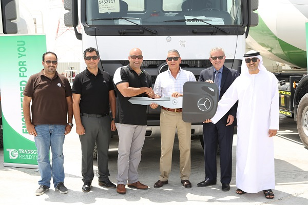 EMC officially handed the fleet of trucks over to the Abu Dhabi-based firm Wednesday in what is one of the largest deals of its kind in the UAE. EMC officially handed the fleet of trucks over to the Abu Dhabi-based firm Wednesday in what is one of the largest deals of its kind in the UAE.