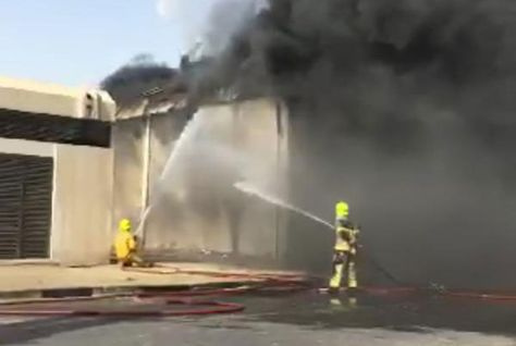 A fire broke out at a warehouse next to a Toyota Service Centre in Al Quoz in Dubai on Monday, Dubai Police have reported (Image illustrative). A fire broke out at a warehouse next to a Toyota Service Centre in Al Quoz in Dubai on Monday, Dubai Police have reported (Image illustrative).