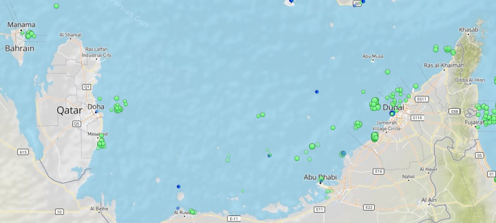 An unprecedented number of container ships are stuck at anchor due to the disruption to the region's shipping services. An unprecedented number of container ships are stuck at anchor due to the disruption to the region's shipping services.