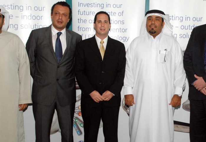 L to R Khaled Al Boom (DED) with GE's Tamer Al Shaer and John Lancia, and Dubai FDI's Hamad Saleh Alabdooli and David Harris L to R Khaled Al Boom (DED) with GE's Tamer Al Shaer and John Lancia, and Dubai FDI's Hamad Saleh Alabdooli and David Harris