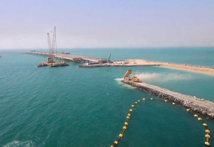 Terminal 4 is currently being developed on a man made island adjacent to T2. Terminal 4 is currently being developed on a man made island adjacent to T2.