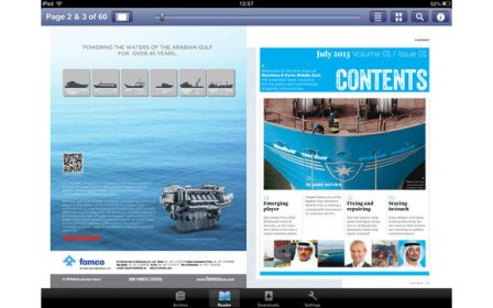 A screenshot of the M&PME iPad app. A screenshot of the M&PME iPad app.