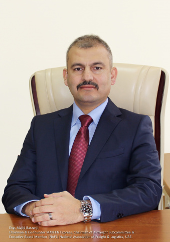Majid Barzanji, co-founder and chairman, Mateen Express. Majid Barzanji, co-founder and chairman, Mateen Express.