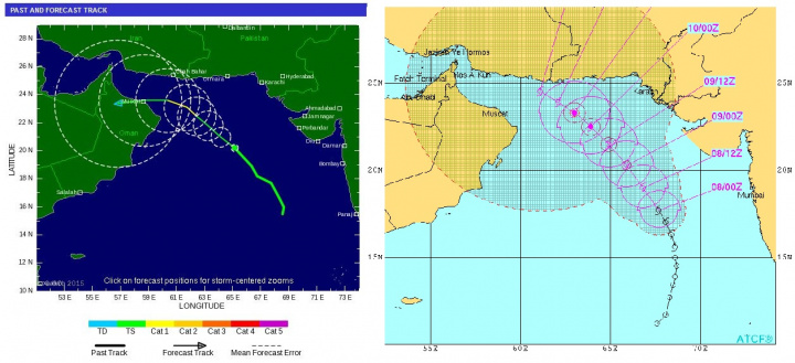 Ashobaa will track westward toward Oman or north toward Pakistan over the next 36 hours. Ashobaa will track westward toward Oman or north toward Pakistan over the next 36 hours.