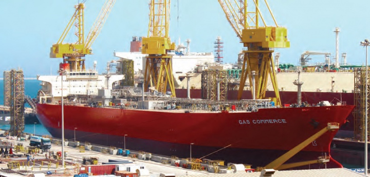 Fareast Shipmanagement’s RINA-class LPG carrier Gas Commerce underwent routine drydocking repairs Fareast Shipmanagement’s RINA-class LPG carrier Gas Commerce underwent routine drydocking repairs