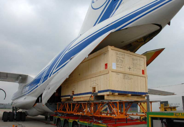 The oil production unit was transported from Maastricht Airport in the Netherlands on behalf of the airline’s customer Agility Projects Rotterdam. The oil production unit was transported from Maastricht Airport in the Netherlands on behalf of the airline’s customer Agility Projects Rotterdam.