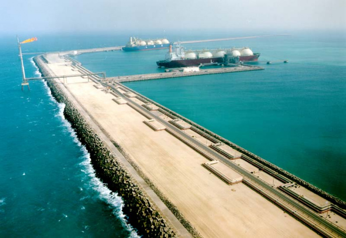Ras Laffan Port is playing host to the launch of the Qatargas 2 LNG project. Ras Laffan Port is playing host to the launch of the Qatargas 2 LNG project.