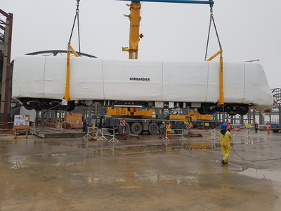Under the agreement, DHL Global Forwarding ships each train set via its ocean freight network from Bombardier Transportation's production facilities in Sahagun, Mexico, direct to the port of Dammam in Saudi Arabia. Under the agreement, DHL Global Forwarding ships each train set via its ocean freight network from Bombardier Transportation's production facilities in Sahagun, Mexico, direct to the port of Dammam in Saudi Arabia.