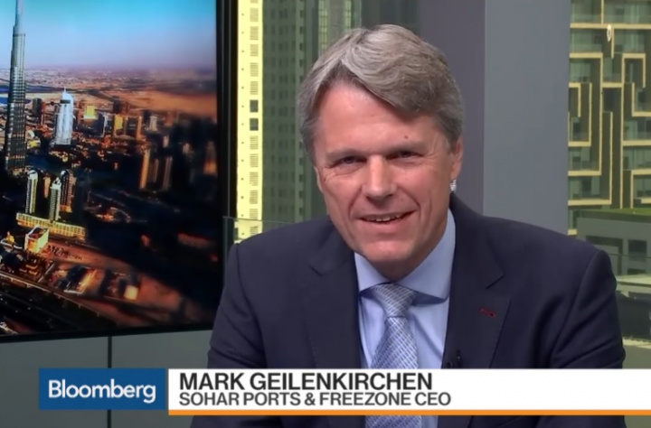 Mark Geilenkirchen, Sohar Port and Freezone CEO appeared on "Bloomberg Markets: Middle East". Mark Geilenkirchen, Sohar Port and Freezone CEO appeared on "Bloomberg Markets: Middle East".