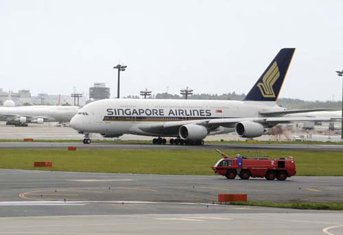 Singapore Airlines plane Singapore Airlines plane