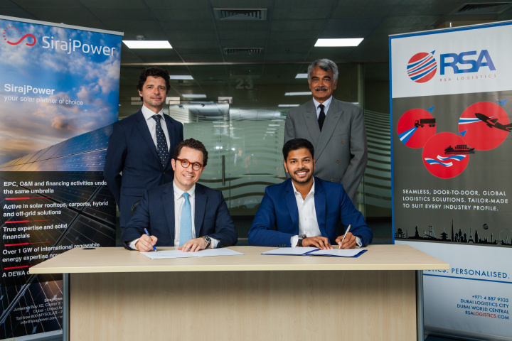 David Auriau, director at SirajPower and Abhishek Ajay Shah, co-founder and managing director at RSA Logistics. David Auriau, director at SirajPower and Abhishek Ajay Shah, co-founder and managing director at RSA Logistics.