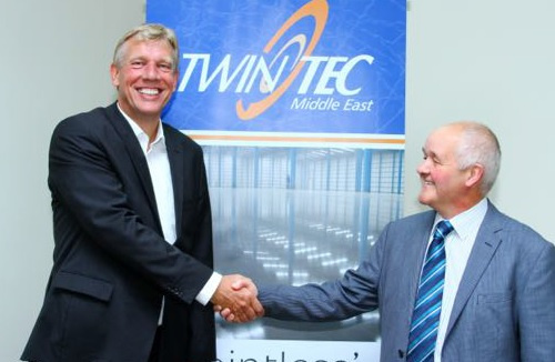 Sohar CEO Andre Toet (left) and Twintec director Tom Menary. Sohar CEO Andre Toet (left) and Twintec director Tom Menary.