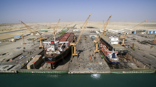 Work on the ‘Sohar Max’ iron ore carrier for OSC is expected to take 11 days. Work on the ‘Sohar Max’ iron ore carrier for OSC is expected to take 11 days.