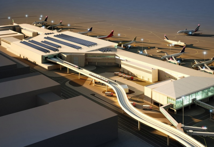 70 international airlines will operate from Concourse D. 70 international airlines will operate from Concourse D.