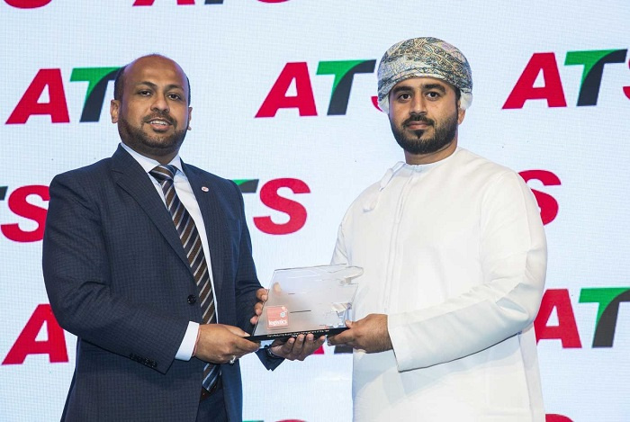 Mattar Albadi, chief of port operations, Vale Oman, collected the award. Mattar Albadi, chief of port operations, Vale Oman, collected the award.