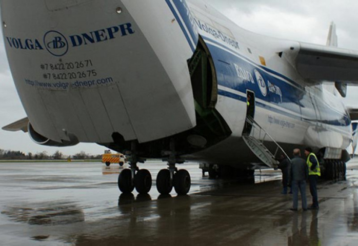 The outsize cargo was airfreighted to Sochi Airport using the airline's AN-124-100 freighter The outsize cargo was airfreighted to Sochi Airport using the airline's AN-124-100 freighter
