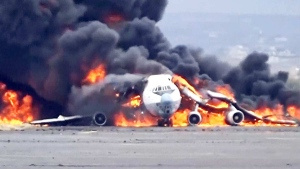 Saudi-led airstrikes are targeting several airports across the troubled country. Saudi-led airstrikes are targeting several airports across the troubled country.