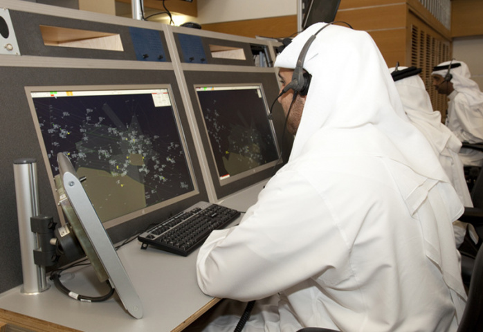 UAE air traffic controllers do their work. UAE air traffic controllers do their work.