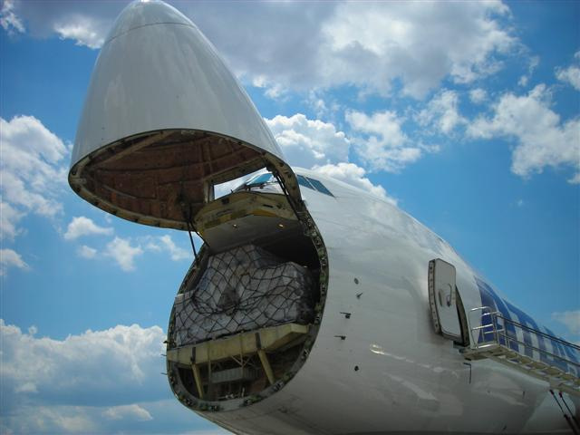 A cargo plane at Al Maktoum International. A cargo plane at Al Maktoum International.
