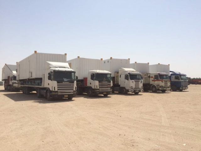The units were shipped in 12 flat-bed containers owned by FLS-KAA's parent company from Karachi Port to Umm Qasr in Iraq via Jebel Ali. The units were shipped in 12 flat-bed containers owned by FLS-KAA's parent company from Karachi Port to Umm Qasr in Iraq via Jebel Ali.