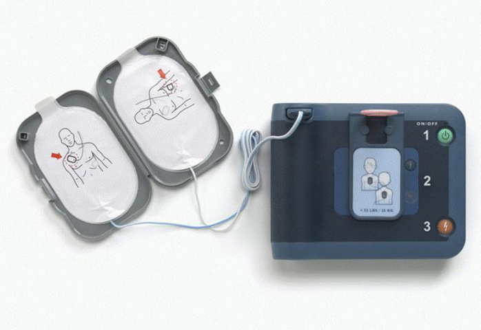 Defibrillators will improve passenger health and safety, says Gulf Air. Defibrillators will improve passenger health and safety, says Gulf Air.