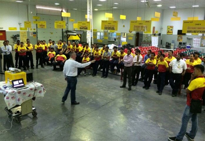 Driver training at DHL Express UAE being carried out by Matrix International Safety Consultants. Driver training at DHL Express UAE being carried out by Matrix International Safety Consultants.