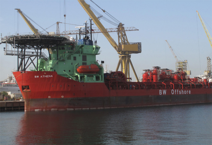 BW Athena was converted into an FPSO in 1999. BW Athena was converted into an FPSO in 1999.