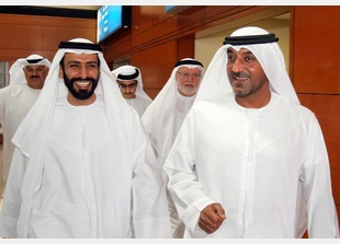 H.H. Sheikh Ahmed Bin Saeed Al Maktoum along with H.E. Sheikh Hamad Bin Tahnoon Al Nahyan H.H. Sheikh Ahmed Bin Saeed Al Maktoum along with H.E. Sheikh Hamad Bin Tahnoon Al Nahyan